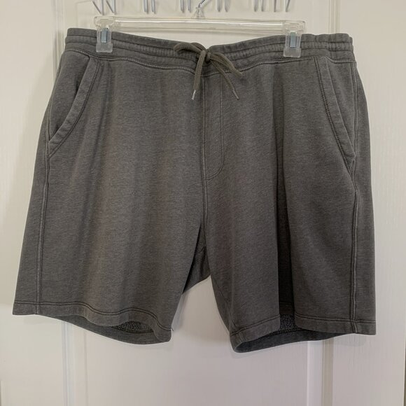 Old Navy 2 PC Fleece Jogger Sweat Shorts Drawstring Navy & Green Size XXL Tall - Picture 8 of 10